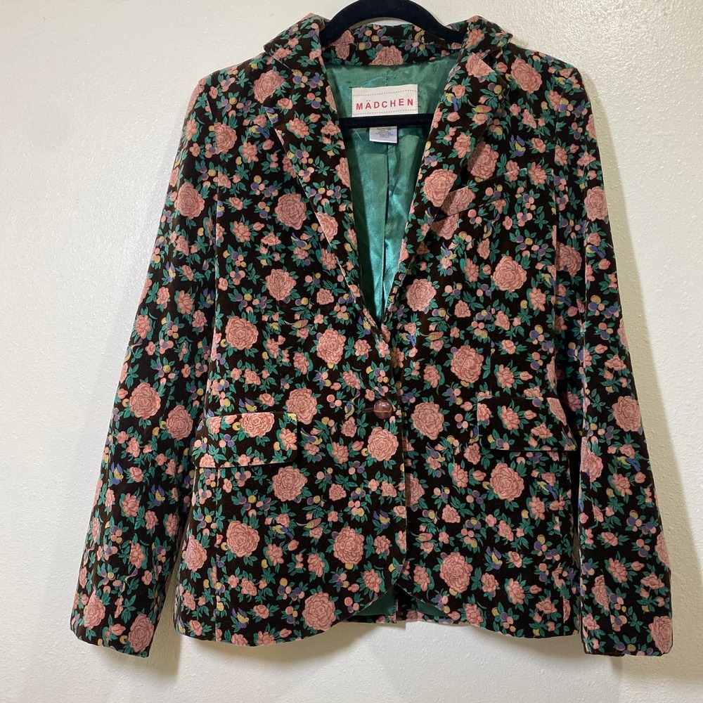 Anthropologie Madchen Velvet Blazer